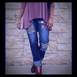 *SOLD*   L&B Skinny Sequin Jeans